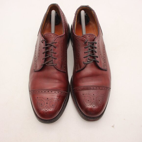 Allen Edmonds Lexington Shoes Men\'s Size 10 D Burgundy Leather Oxford Dress main image 10